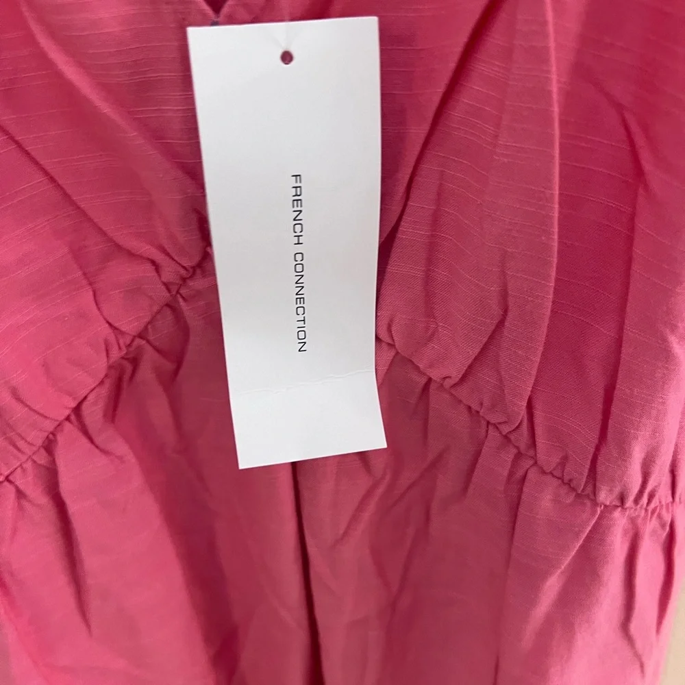 French Connection Alania Lyocell Blend Sun Dress NWT Small - Picture 7 of 8